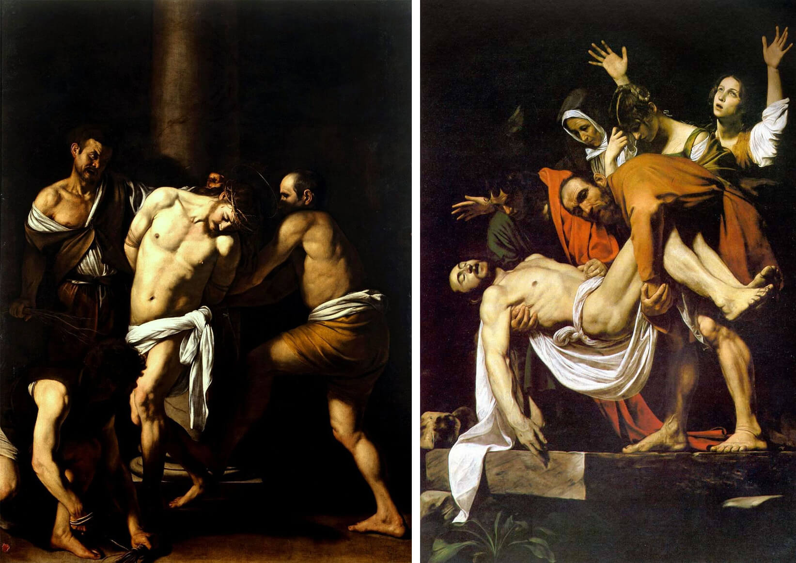 La passione di Cristo secondo Caravaggio Primo piano