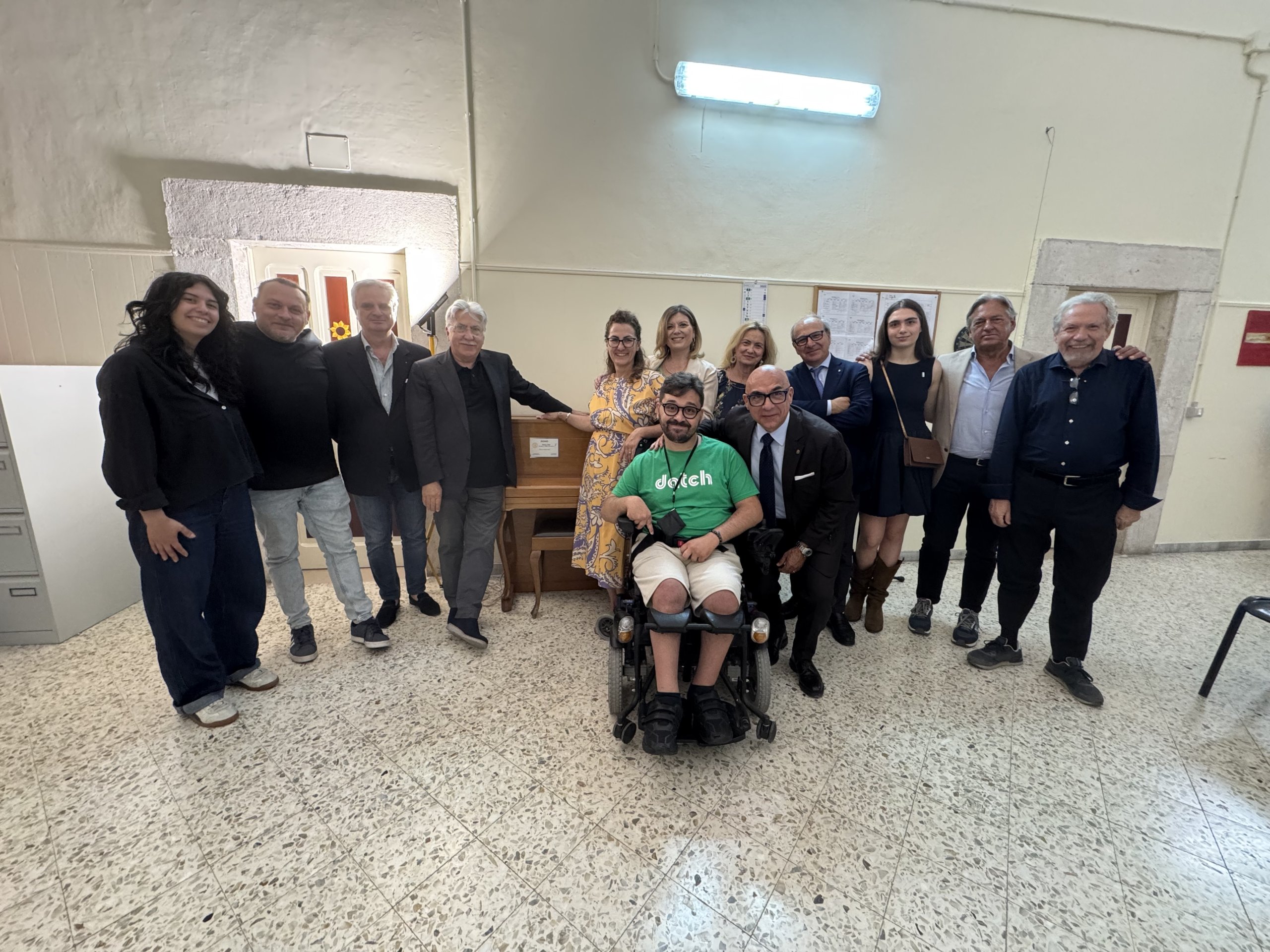 Un pianoforte nel segno dell’inclusione a Bitonto