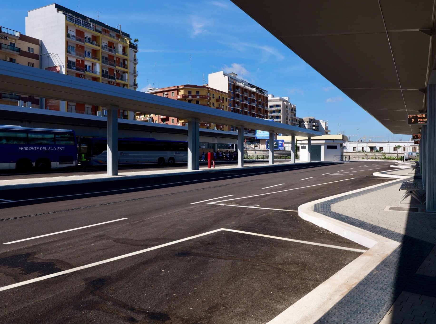 Attivo Il Nuovo Terminal Bus Di Bari Centrale Primo Piano