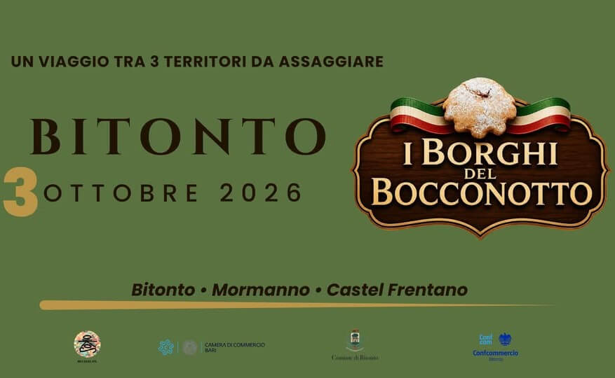 Calabria, Abruzzo e Puglia in “Piazza dei bocconotti” a Bitonto
